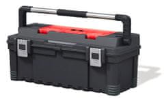 kovček za orodje Master Pro 26", rdeče/sivo/črn