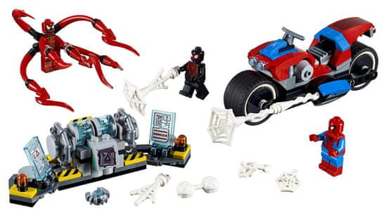 LEGO Super Heroes 76113 Spider-Man na reševalnem motornem kolesu