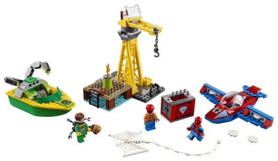 LEGO Super Heroes 76134 Spider-Man: Doc Ock in ropar denarja in diamantov