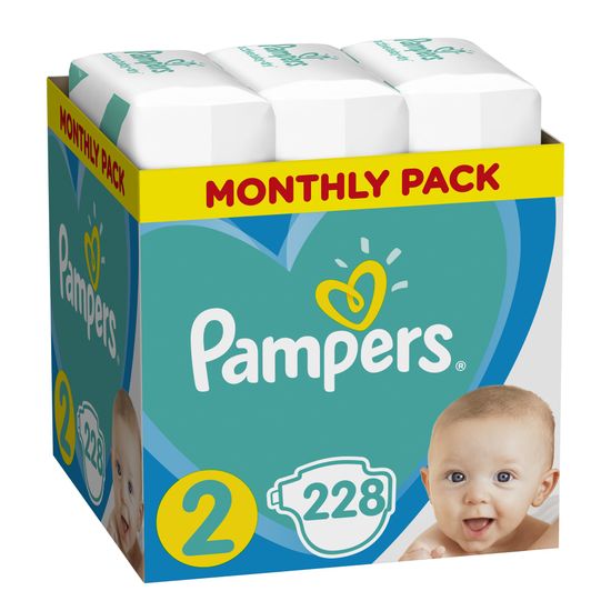 Pampers plenice Active Baby Mini (2), 4-8 kg, 3 x 76 kosov