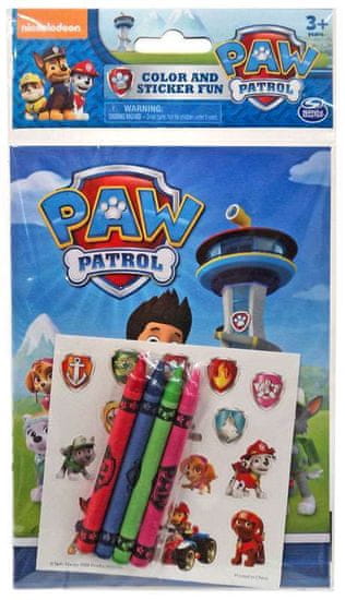 Spin Master pobarvanka z nalepkami Paw Patrol