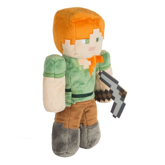 J!nx plišasta figura Minecraft Alex Plush, 30,5 cm