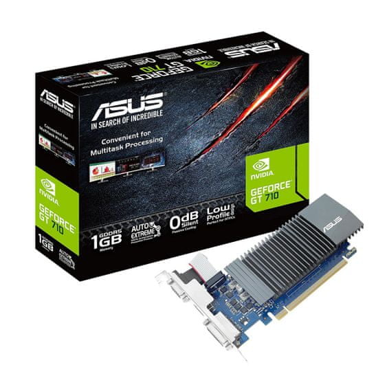 ASUS grafična kartica GeForce GT 710 1GB GDDR5, HDMI, VGA, DVI