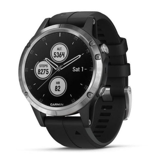 Garmin športna ura fenix 5 Plus, srebrna