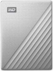 Western Digital My Passport Ultra 4TB, stříbrná (WDBFTM0040BSL-WESN)