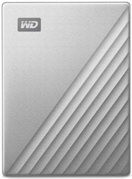 Western Digital My Passport Ultra 4TB, stříbrná (WDBFTM0040BSL-WESN)