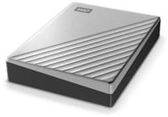 Western Digital My Passport Ultra 4TB, stříbrná (WDBFTM0040BSL-WESN)