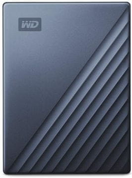 Western Digital My Passport Ultra 4TB, modrá/černá (WDBFTM0040BBL-WESN)