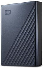 Western Digital My Passport Ultra 4TB, modrá/černá (WDBFTM0040BBL-WESN)