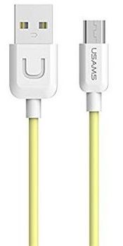 USAMS podatkovni kabel SJ098 microUSB U Turn Yellow (EU Blister) 2433895