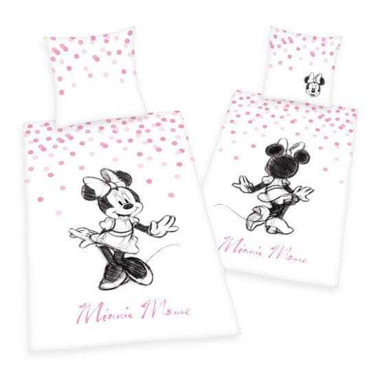 Herding posteljnina Disney Minnie Mouse s konfetami