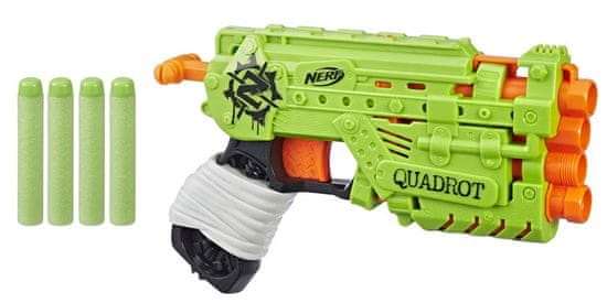 Nerf ZOMBIE Strike Quadrot - Odprta embalaža