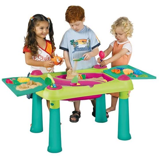 KETER kreativna otroška miza za ustvarjanje