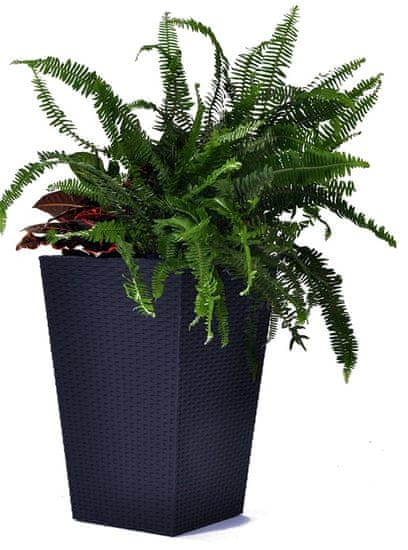 KETER cvetlično korito RATTAN PLANTER L