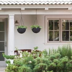 KETER viseči cvetlični lonec HANGING SPHERE, rjav