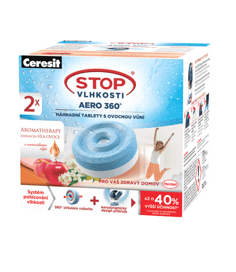 Ceresit STOP vlagi AERO 360 nadomestne tablete Spring, 2 x 450 g