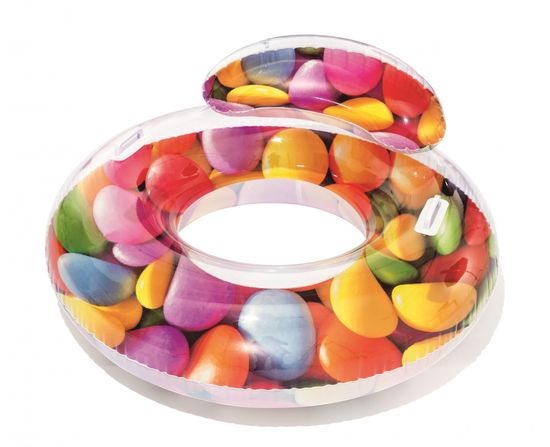 Bestway napihljiv obroč Candy z držali, 118x117 cm