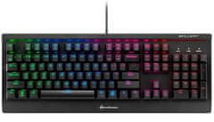 Sharkoon mehanska gaming tipkovnica Skiller Mech SGK3, Kailh Red, US - SLO - rabljeno