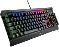 Sharkoon mehanska gaming tipkovnica Skiller Mech SGK3, Kailh Red, US - SLO