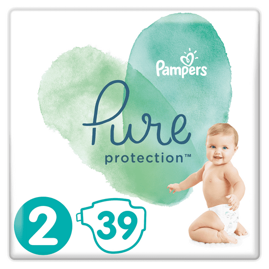 Pampers plenice Pure Protection 2 (4-8 kg) 39 kosov