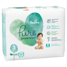 Pampers plenice Pure Protection 3 (6-10 kg) 31 kosov