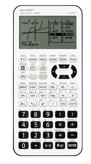 Sharp kalkulator EL9950, grafični, 827 funkcij, matrični zaslon - Odprta embalaža