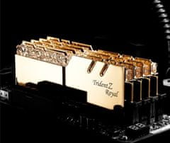 G.Skill pomnilnik (RAM) Trident Z Royal DDR4 16GB (2x8GB), 3600MHz, RGB, zlat (F4-3600C17D-16GTRG)