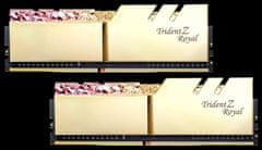 G.Skill pomnilnik (RAM) Trident Z Royal DDR4 16GB (2x8GB), 3600MHz, RGB, zlat (F4-3600C17D-16GTRG)