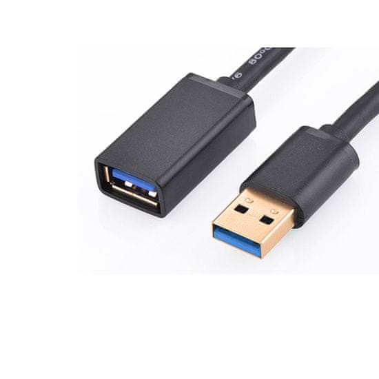 Ugreen USB 3.0 podaljšek 2,m (M na Ž), črn