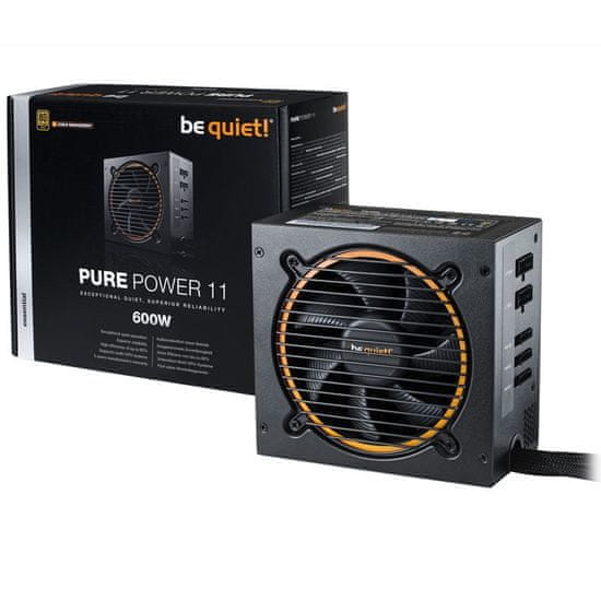 Be quiet! napajalnik ATX 600W 12V PURE POWER 11 CM BN298