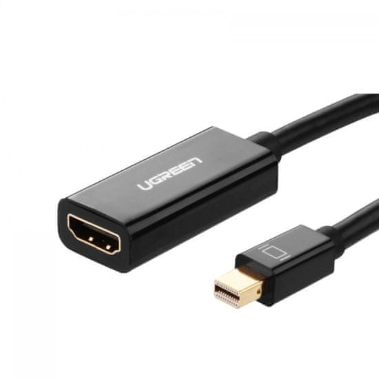 Ugreen pretvornik Mini DisplayPort na HDMI, črn - odprta embalaža