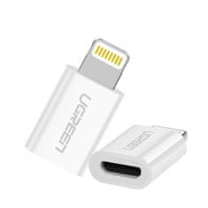 Ugreen adapter Lightning na Micro USB, bel