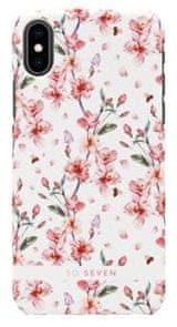 SO SEVEN ovitek Fashion Tokyo White Cherry Blossom Flowers Cover za iPhone X/XS (SSBKC0001)