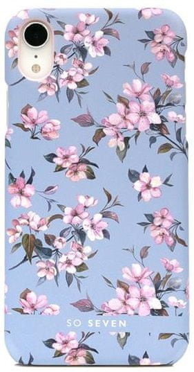 SO SEVEN ovitek Fashion Tokyo White Cherry Blossom Flowers Cover za iPhone XR (SSBKC0094), cvetoča češnja