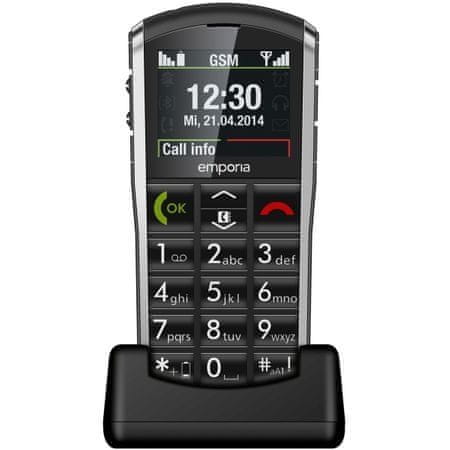 Emporia GSM telefon Pure V25 + darilo: Sony USB 3.0 ključ, 32GB