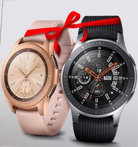 Samsung pametna ura Galaxy Watch SM-R800 46 mm + pametna ura SM-R810 42 mm