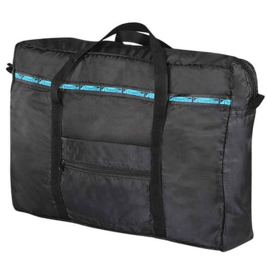 TravelBlue zložljiva torba za mokre brisače, črna