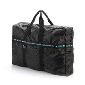 Zložljiva torba za dodatno torbo, črna