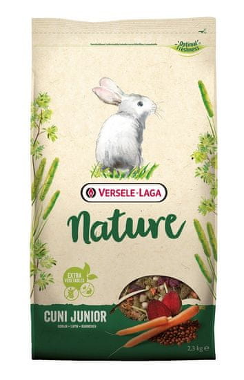 Versele Laga hrana za zajce Nature Cuni Junior, 2,3 kg - Odprta embalaža