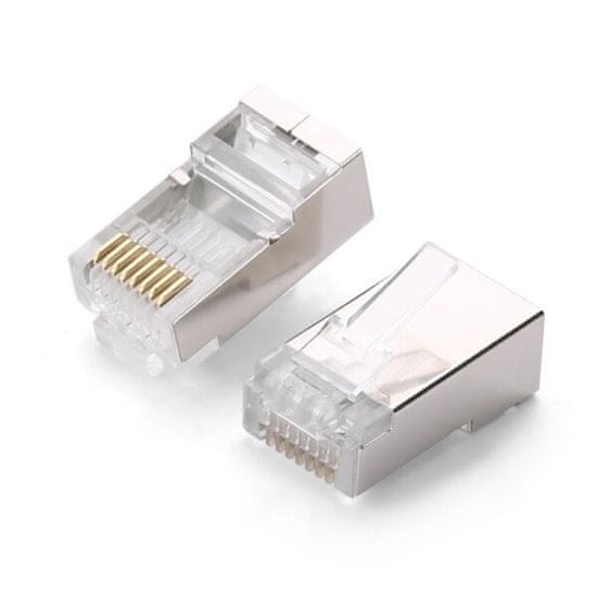 Ugreen mrežni konektor RJ45, Cat6 Shielded, 10 kosov
