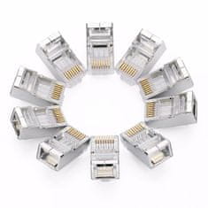 Ugreen mrežni konektor RJ45, Cat6 Shielded, 10 kosov