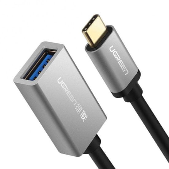 Ugreen kabel adapter USB-C na USB-A OTG, srebrn