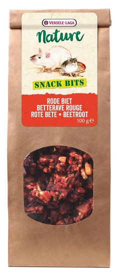 Versele Laga priboljški za glodalce Nature snack Bits Beetroot 100 g