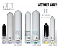 LUXFER Aluminijasta steklenica 0,85 L premera 70 mm 200 Bar