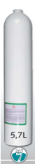 LUXFER Aluminijasta steklenica S 40 (5,7L) premer 134 mm 207 Bar