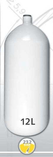 Jeklena steklenica 12 L premera 204 mm 230 Bar