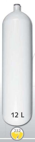 EUROCYLINDER Jeklena steklenica 12 L premer 171 mm (dolga) 230 Bar