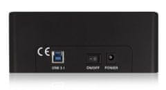 Ewent priklopna postaja za HDD/SSD EW7014, SATA v USB 3.1, črna