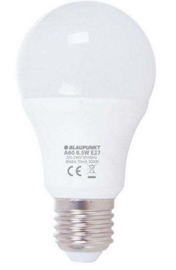 Blaupunkt LED žarnica 8,5 W, E27, 3000 K (A60-12), 10 kosov