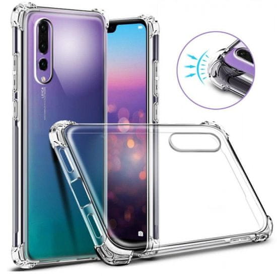 silikonski ovitek ANTISHOCK za Huawei P Smart 2019/Honor 10 lite, prozoren